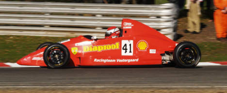 Nils K. Vestergaard gjorde en god præstation ved VM-finalen på legendariske Brands Hatch.